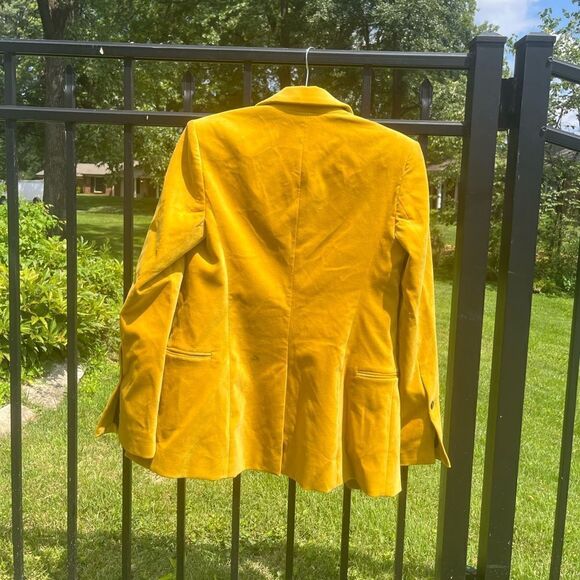 FRAME Denim Single Button Velvet Blazer NWT - Picture 13 of 15